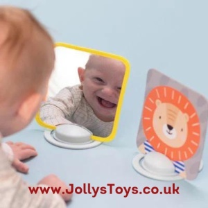 Tummy Time Flash Cards & Baby Mirror